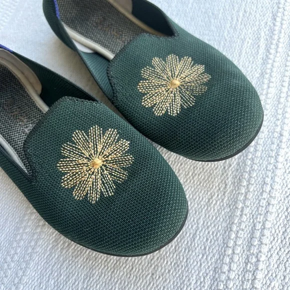 Rothy’s Rare Evergreen Loafers Flats Size 6 - Picture 2 of 10